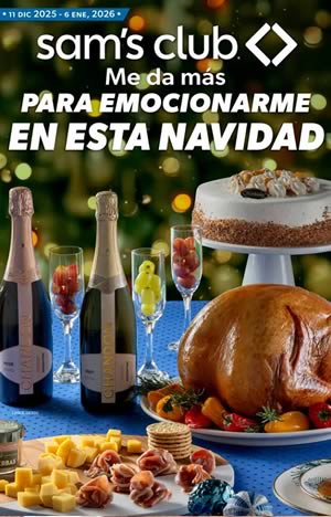 Cuponera Sam's Club México 2025 Vigente del 11 Diciembre al 6 Enero 2026